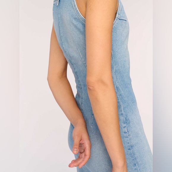 DL1961 Esme Denim Midi Apron Dress - Picture 9 of 16